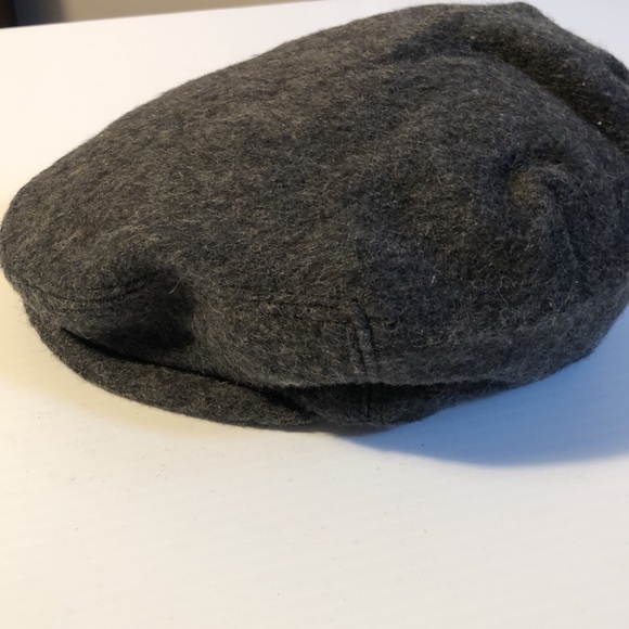 Vintage Dobbs Fifth Avenue Made in Italy Gray Wool Cap - Picture 4 of 10